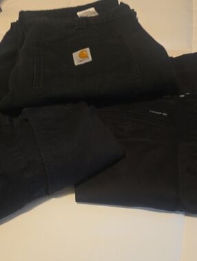 Carhartt Men's Black Relaxed Fit Jeans